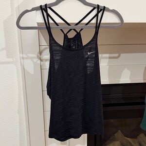 Nike Black Strappy Athletic Tank Top